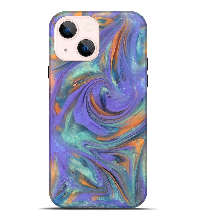 iPhone 14 Plus ResinArt Live Edge Phone Case - Regina (Purple, 818024)