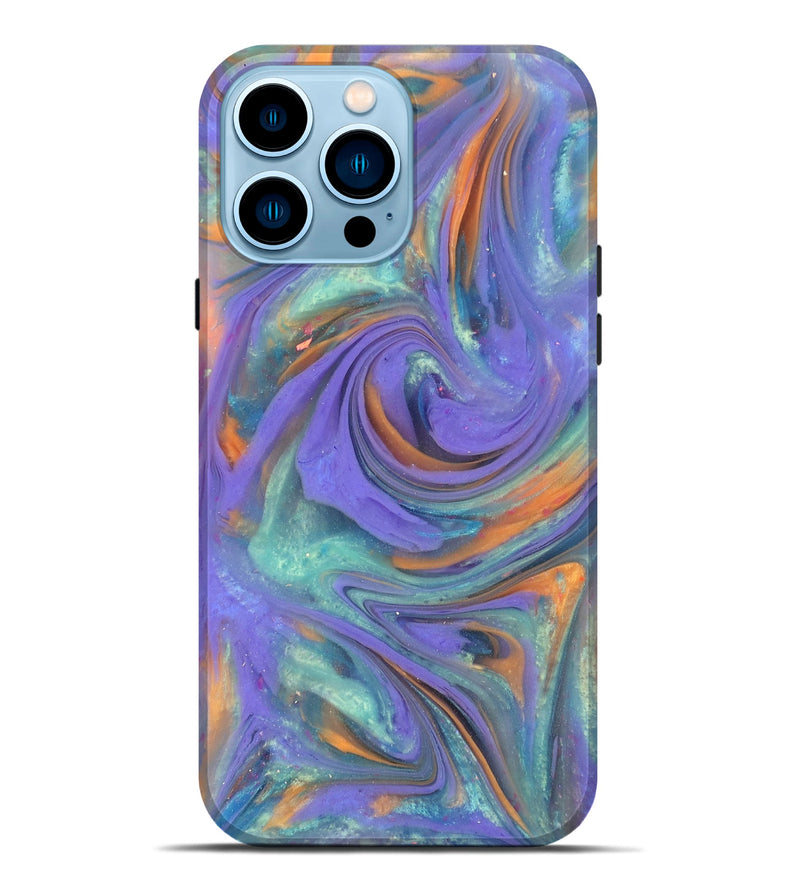 iPhone 14 Pro Max ResinArt Live Edge Phone Case - Regina (Purple, 818024)