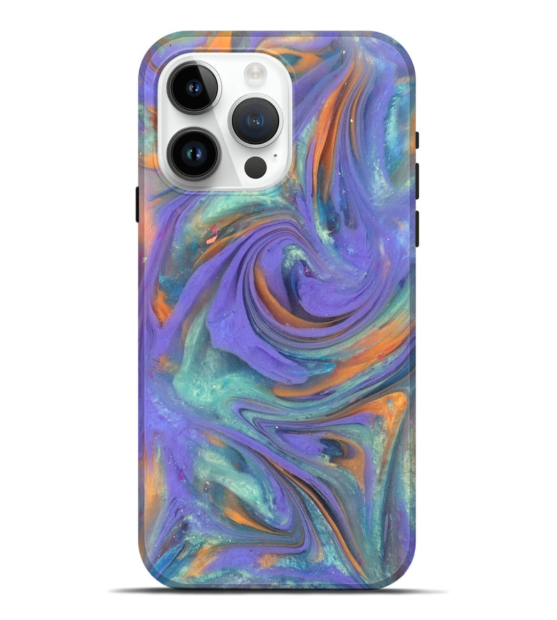 iPhone 15 Pro Max ResinArt Live Edge Phone Case - Regina (Purple, 818024)