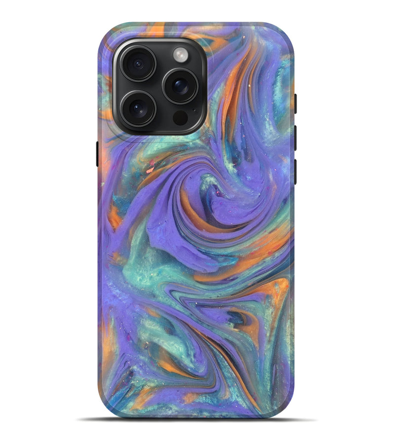 iPhone 16 Pro Max ResinArt Live Edge Phone Case - Regina (Purple, 818024)