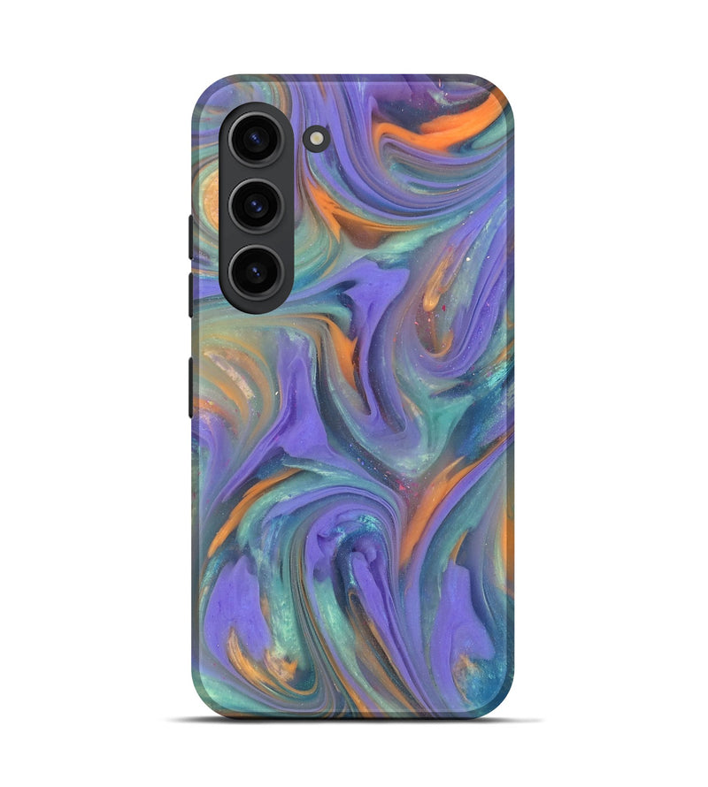 Galaxy S23 ResinArt Live Edge Phone Case - Zane (Purple, 818028)
