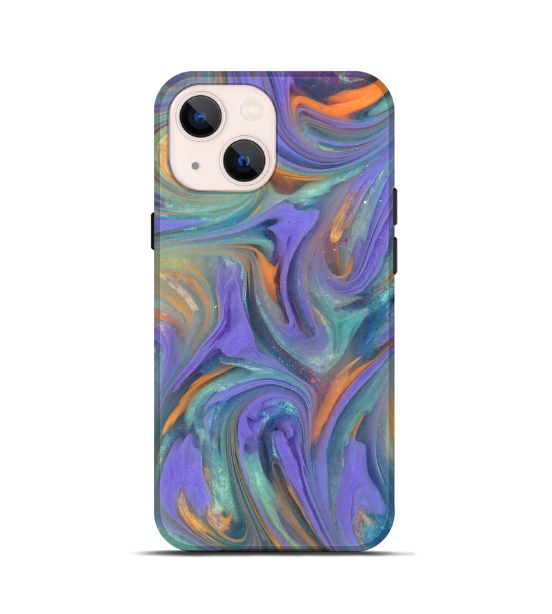 iPhone 13 mini ResinArt Live Edge Phone Case - Zane (Purple, 818028)
