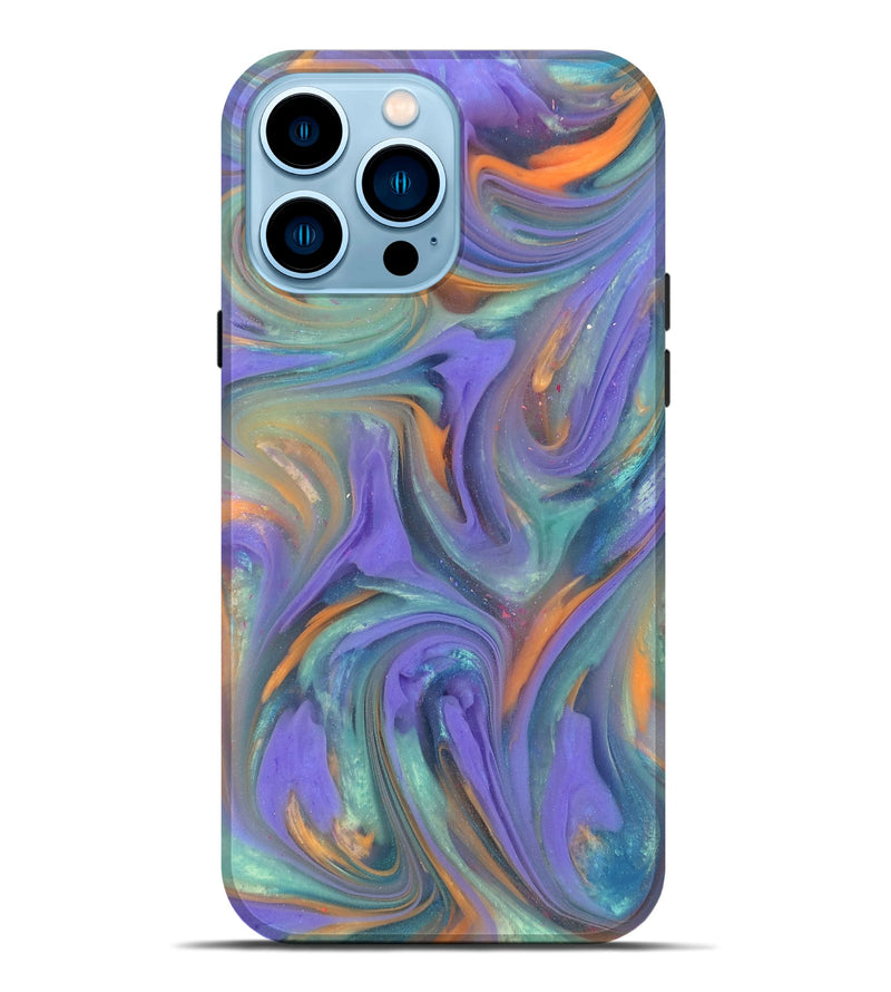 iPhone 14 Pro Max ResinArt Live Edge Phone Case - Zane (Purple, 818028)