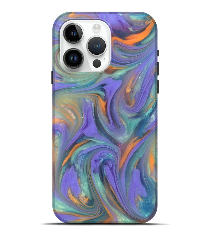 iPhone 15 Pro Max ResinArt Live Edge Phone Case - Zane (Purple, 818028)