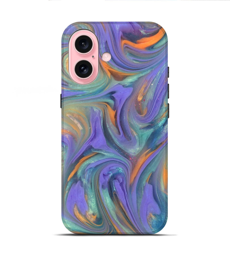 iPhone 16 ResinArt Live Edge Phone Case - Zane (Purple, 818028)