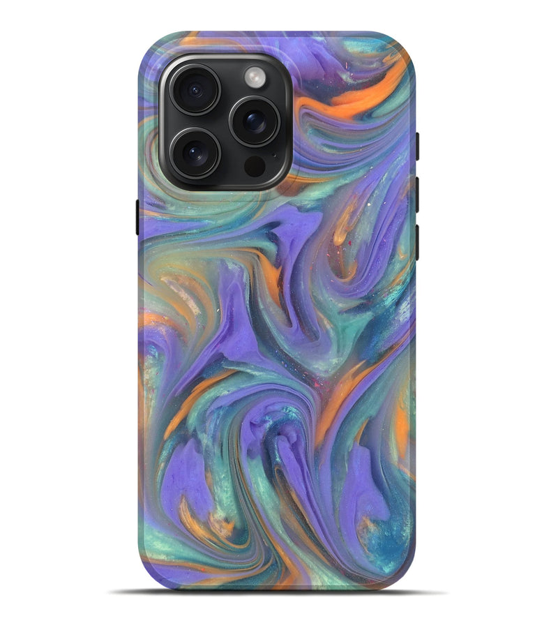 iPhone 16 Pro Max ResinArt Live Edge Phone Case - Zane (Purple, 818028)