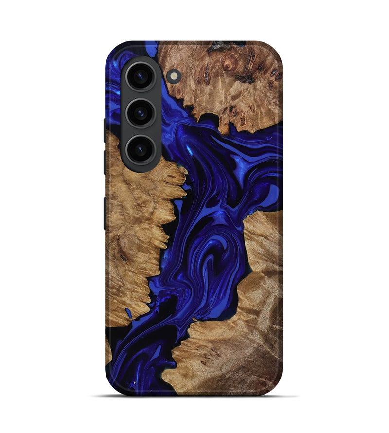 Galaxy S23 Wood Live Edge Phone Case - Eldon (Purple, 818031)