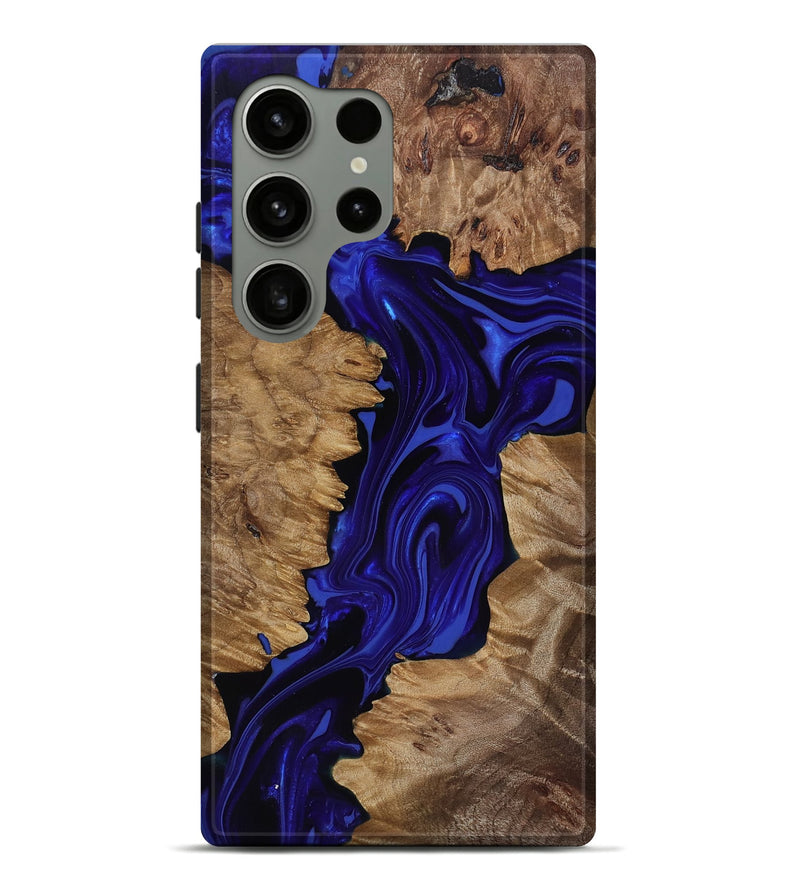 Galaxy S24 Ultra Wood Live Edge Phone Case - Eldon (Purple, 818031)