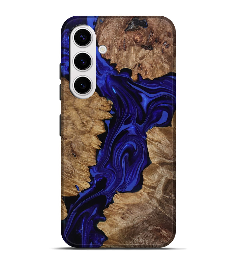 Galaxy S25 Plus Wood Live Edge Phone Case - Eldon (Purple, 818031)