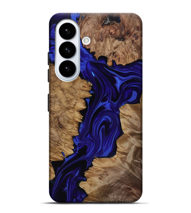 Galaxy S26 Plus Wood Live Edge Phone Case - Eldon (Purple, 818031)