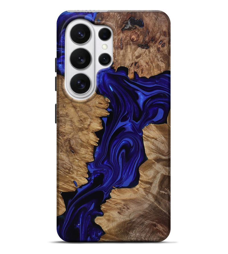 Galaxy S26 Ultra Wood Live Edge Phone Case - Eldon (Purple, 818031)
