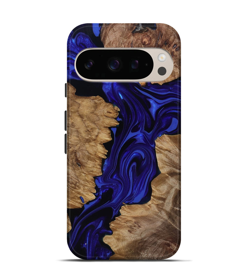 Pixel 10 Pro Wood Live Edge Phone Case - Eldon (Purple, 818031)