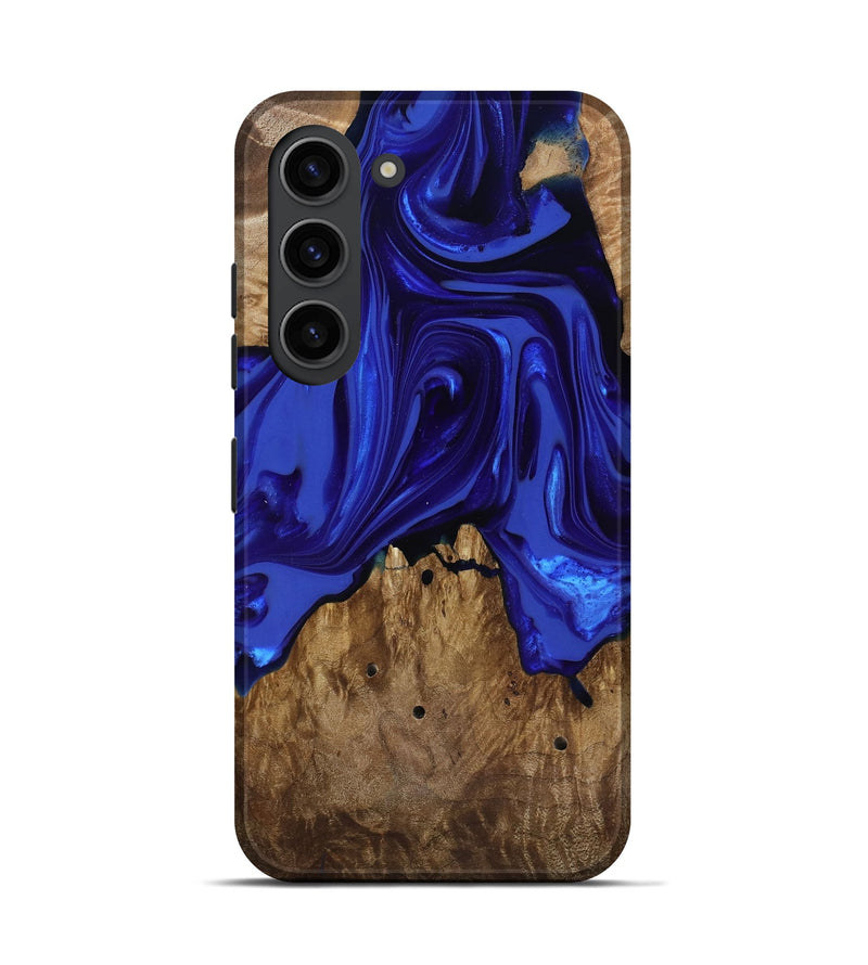 Galaxy S23 Wood Live Edge Phone Case - Rogers (Blue, 818032)