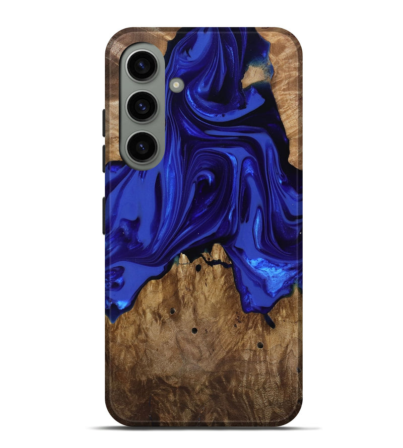 Galaxy S24 Plus Wood Live Edge Phone Case - Rogers (Blue, 818032)