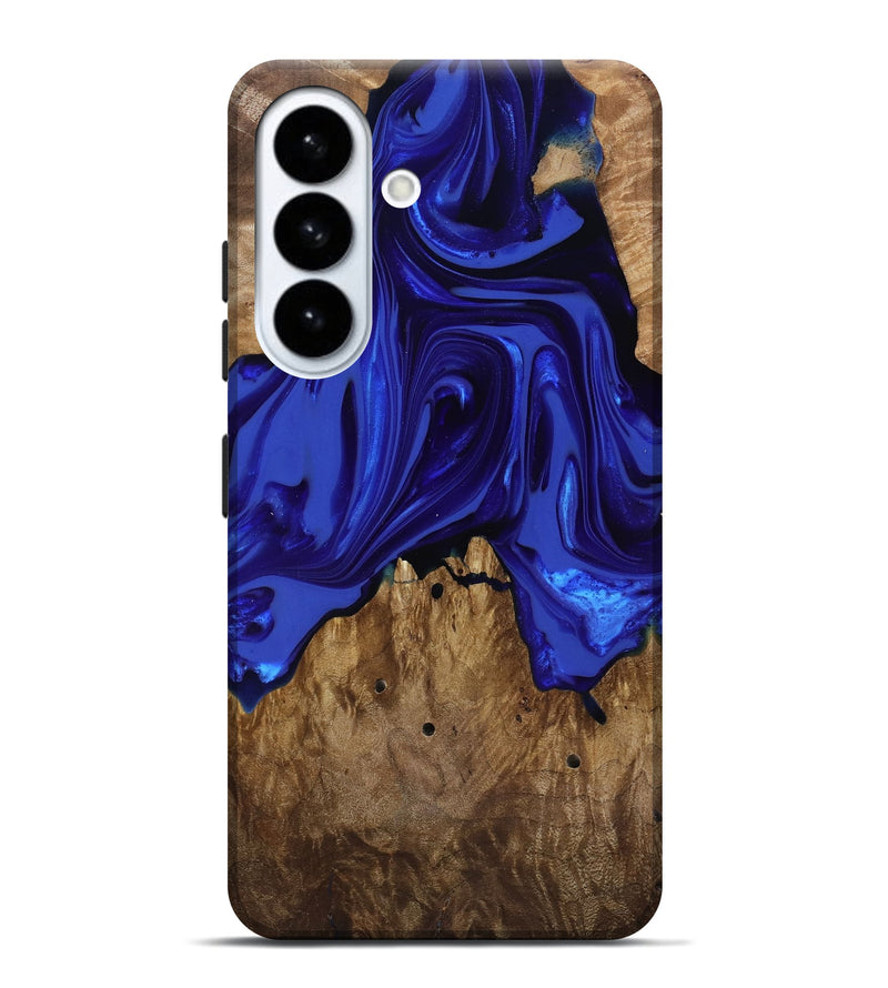 Galaxy S26 Plus Wood Live Edge Phone Case - Rogers (Blue, 818032)