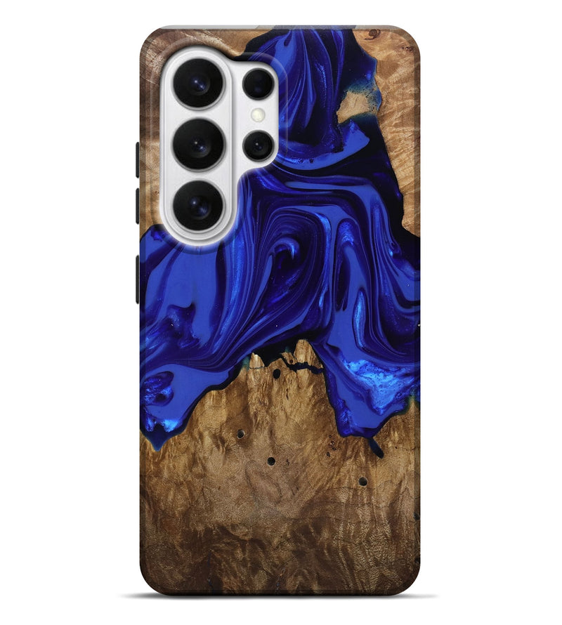 Galaxy S26 Ultra Wood Live Edge Phone Case - Rogers (Blue, 818032)