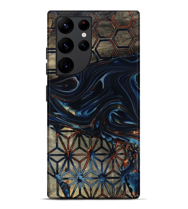 Galaxy S22 Ultra Wood Live Edge Phone Case - Carlie (Pattern, 818033)