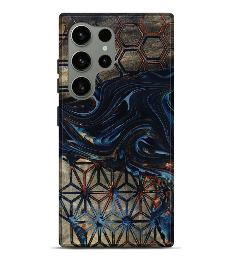 Galaxy S24 Ultra Wood Live Edge Phone Case - Carlie (Pattern, 818033)