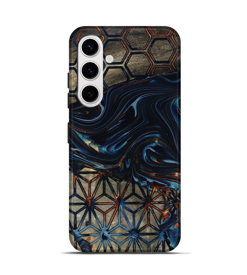 Galaxy S25 Wood Live Edge Phone Case - Carlie (Pattern, 818033)