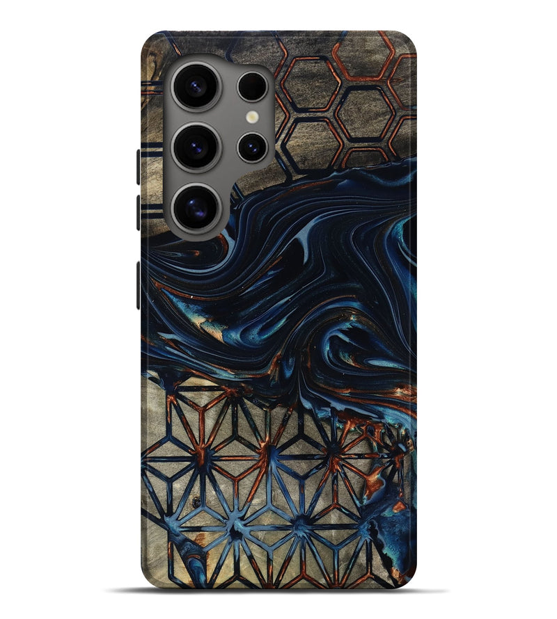 Galaxy S25 Ultra Wood Live Edge Phone Case - Carlie (Pattern, 818033)