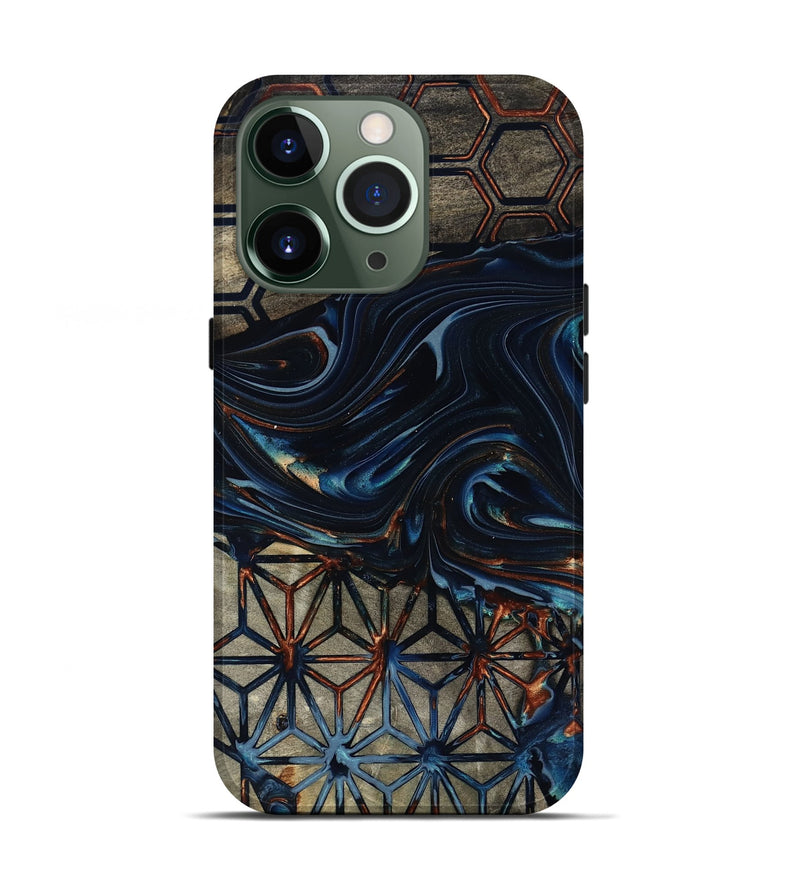 iPhone 13 Pro Wood Live Edge Phone Case - Carlie (Pattern, 818033)