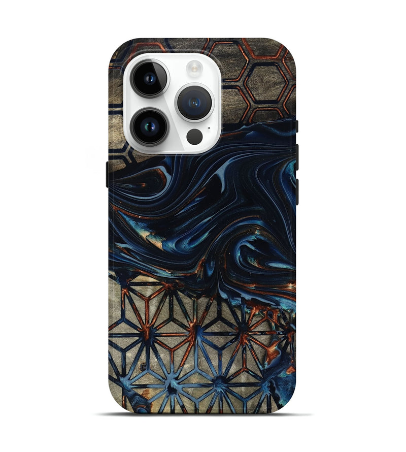 iPhone 15 Pro Wood Live Edge Phone Case - Carlie (Pattern, 818033)