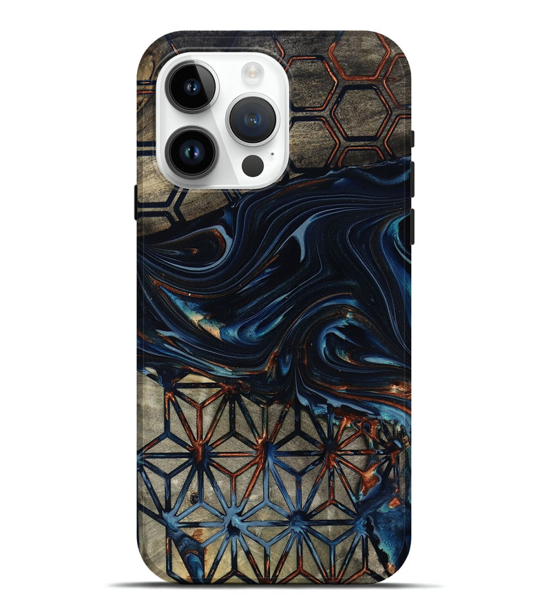 iPhone 15 Pro Max Wood Live Edge Phone Case - Carlie (Pattern, 818033)