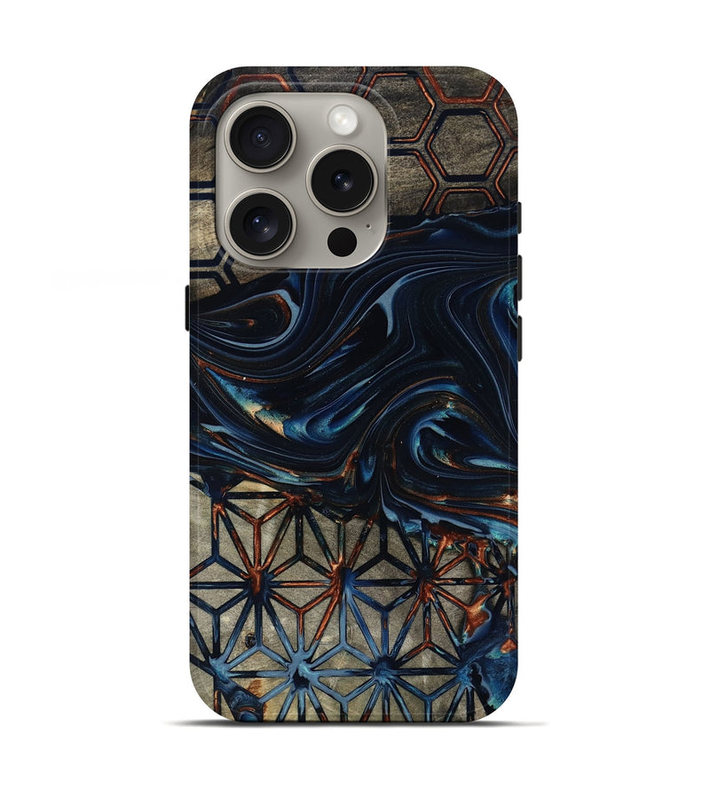 iPhone 16 Pro Wood Live Edge Phone Case - Carlie (Pattern, 818033)