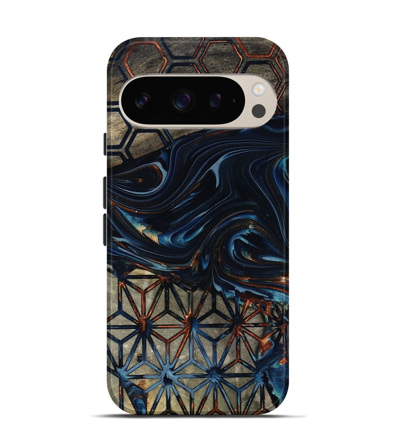 Pixel 9 Pro Wood Live Edge Phone Case - Carlie (Pattern, 818033)