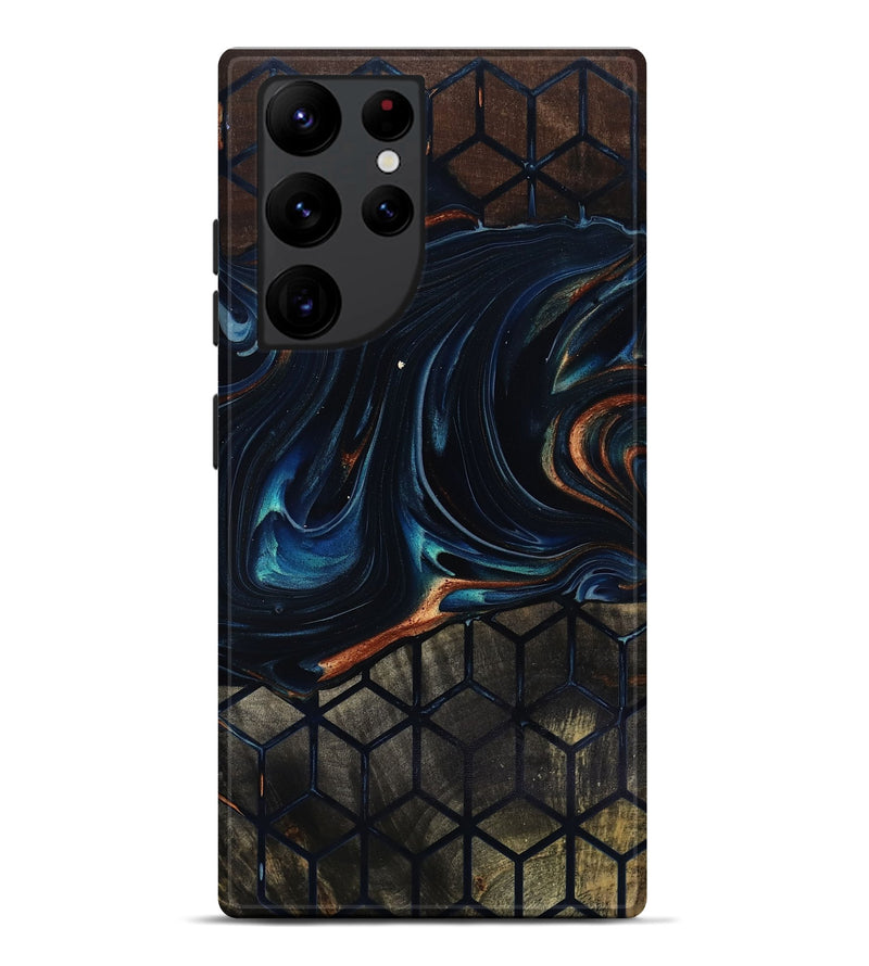Galaxy S22 Ultra Wood Live Edge Phone Case - Jamey (Pattern, 818037)