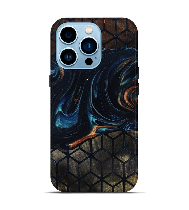 iPhone 14 Pro Wood Live Edge Phone Case - Jamey (Pattern, 818037)