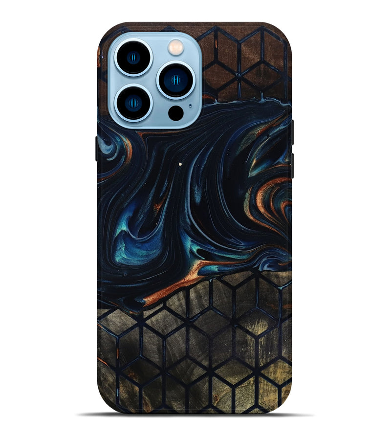 iPhone 14 Pro Max Wood Live Edge Phone Case - Jamey (Pattern, 818037)
