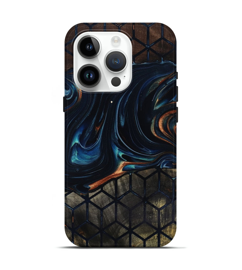 iPhone 15 Pro Wood Live Edge Phone Case - Jamey (Pattern, 818037)