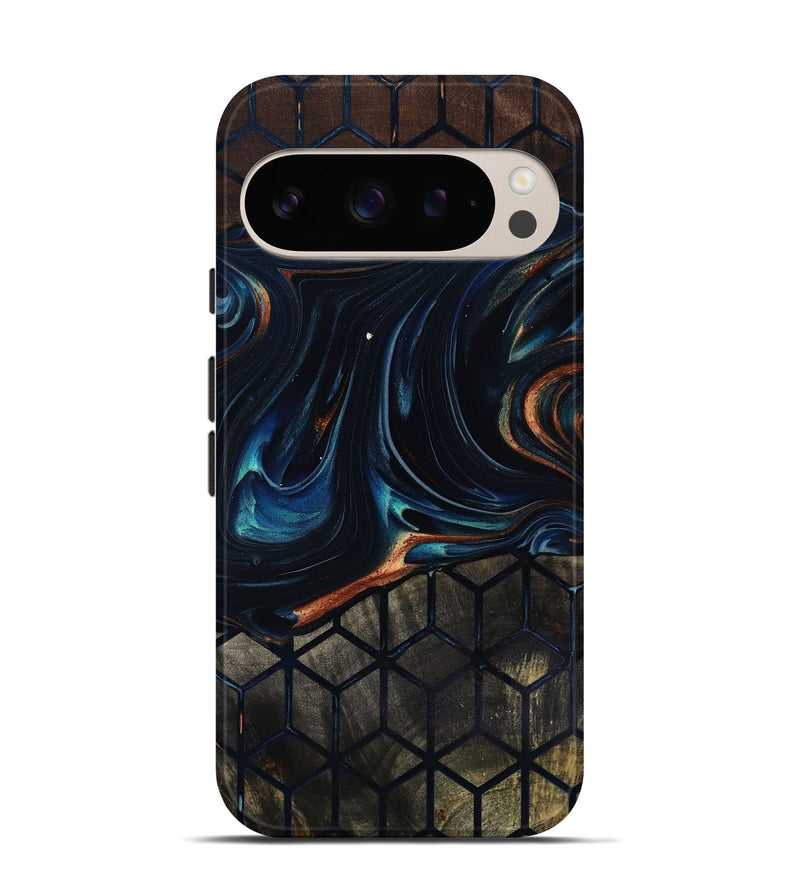 Pixel 9 Pro Wood Live Edge Phone Case - Jamey (Pattern, 818037)
