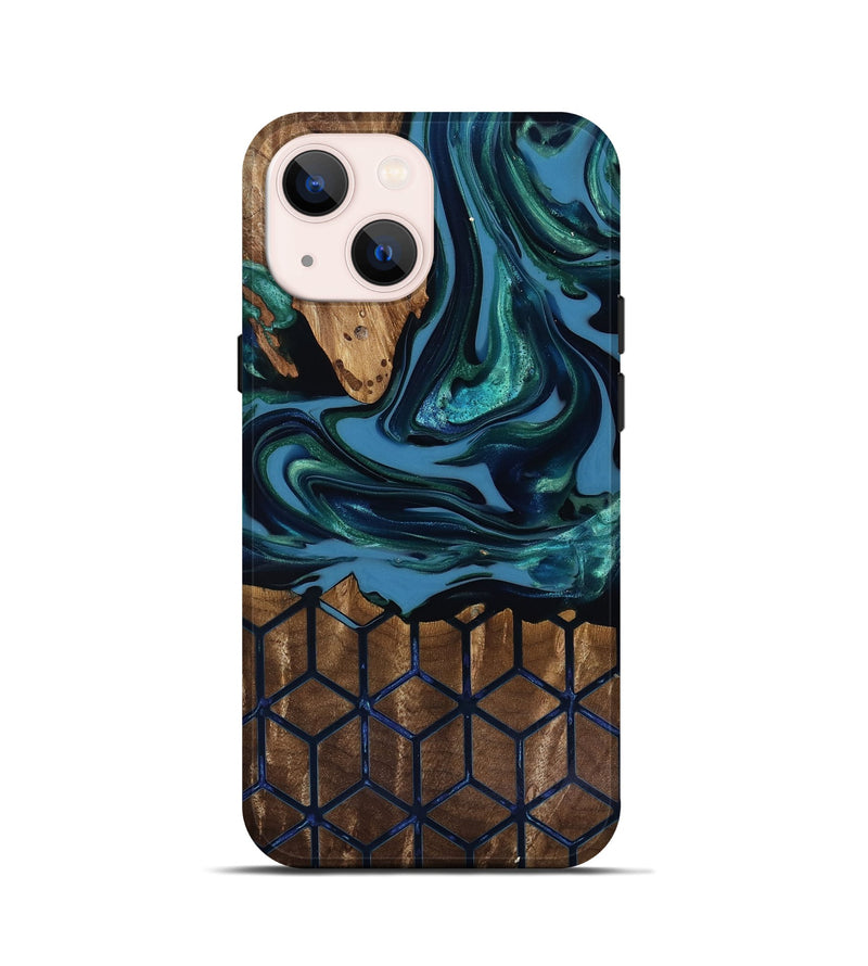 iPhone 13 mini Wood Live Edge Phone Case - Westley (Pattern, 818039)