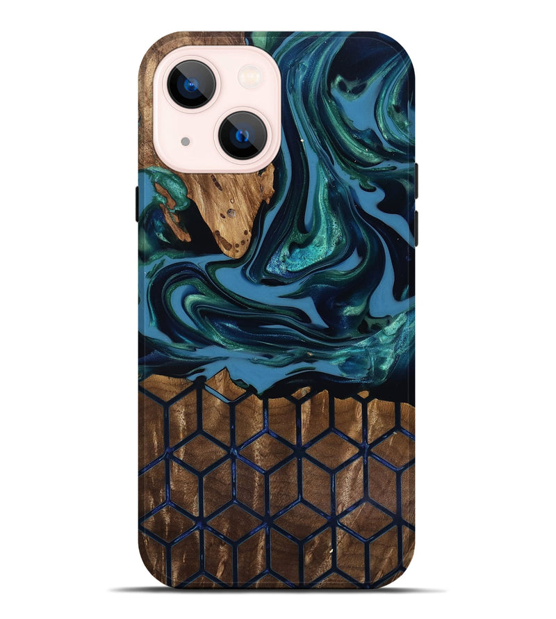 iPhone 14 Plus Wood Live Edge Phone Case - Westley (Pattern, 818039)
