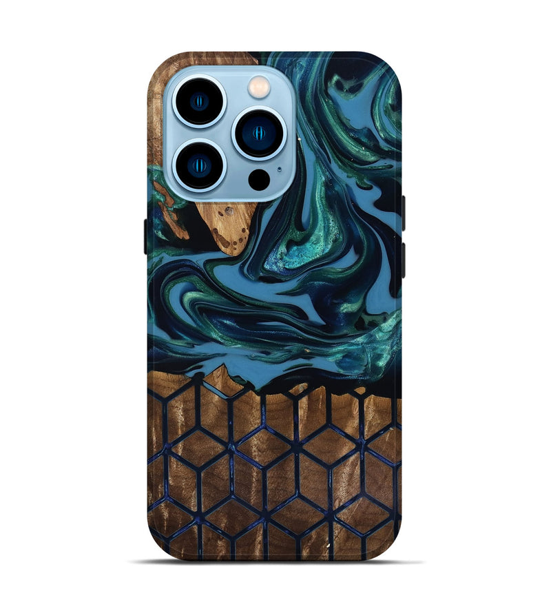 iPhone 14 Pro Wood Live Edge Phone Case - Westley (Pattern, 818039)