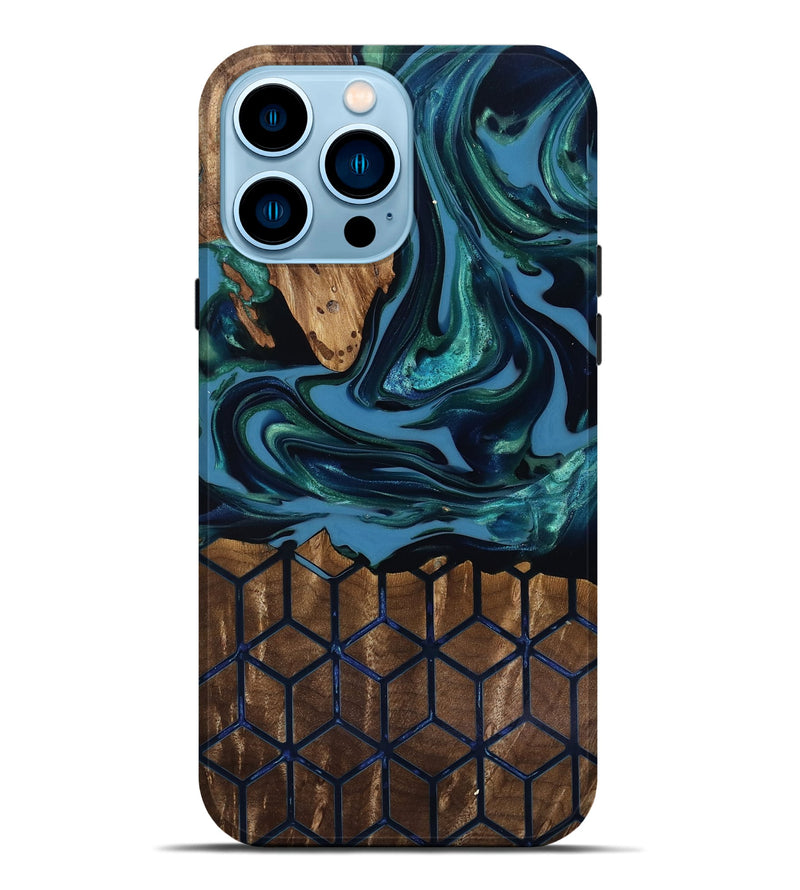 iPhone 14 Pro Max Wood Live Edge Phone Case - Westley (Pattern, 818039)