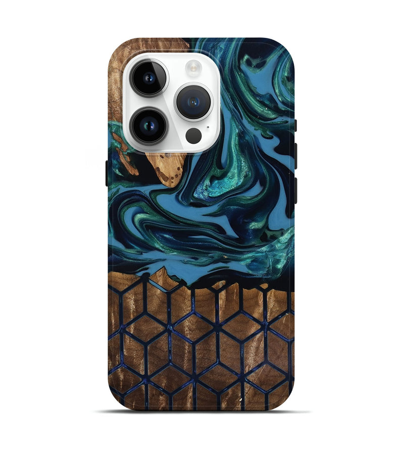 iPhone 15 Pro Wood Live Edge Phone Case - Westley (Pattern, 818039)