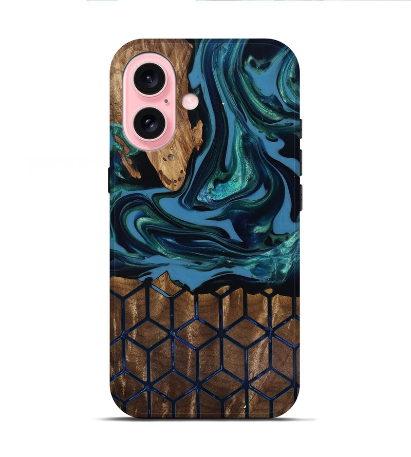 iPhone 16 Wood Live Edge Phone Case - Westley (Pattern, 818039)