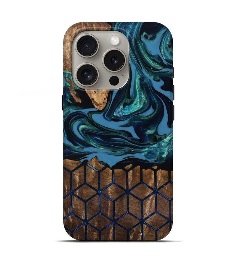 iPhone 16 Pro Wood Live Edge Phone Case - Westley (Pattern, 818039)