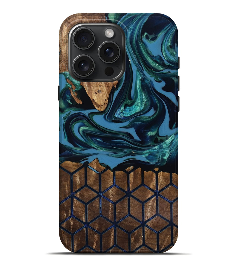 iPhone 16 Pro Max Wood Live Edge Phone Case - Westley (Pattern, 818039)