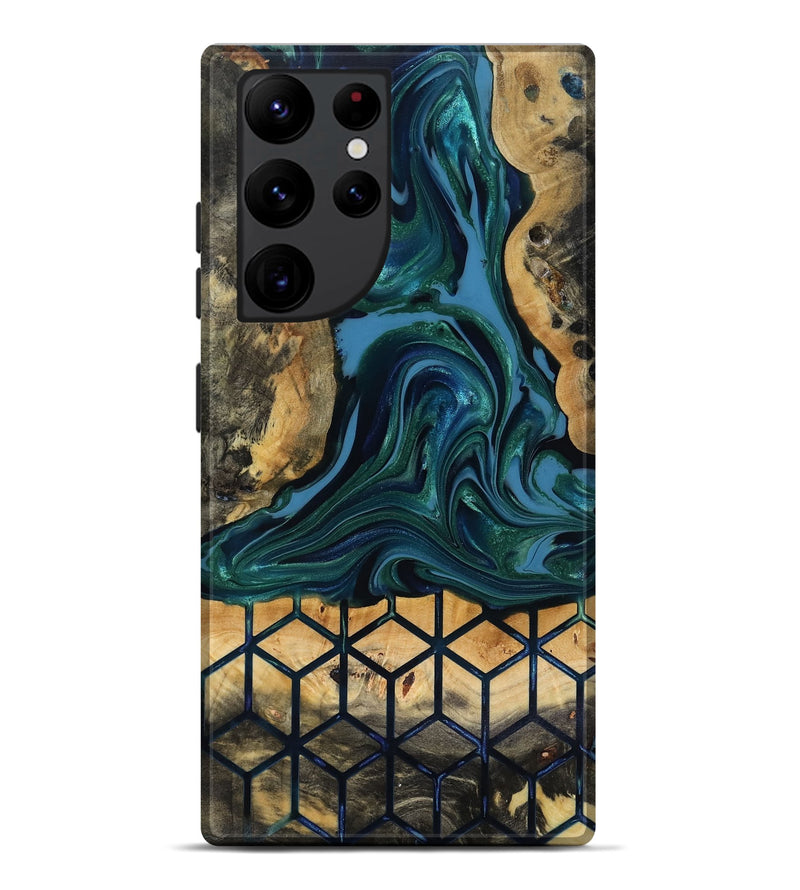 Galaxy S22 Ultra Wood Live Edge Phone Case - Nona (Pattern, 818040)