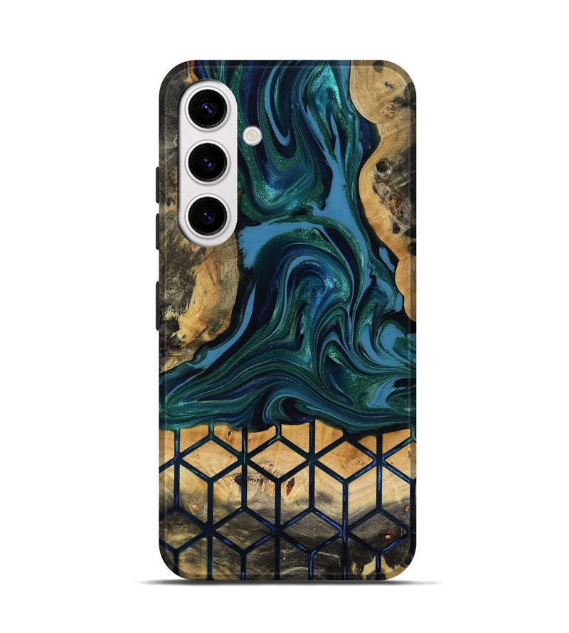 Galaxy S25 Wood Live Edge Phone Case - Nona (Pattern, 818040)