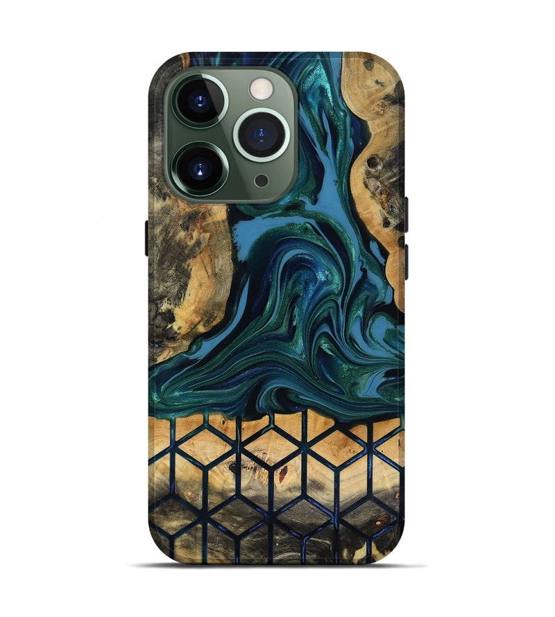 iPhone 13 Pro Wood Live Edge Phone Case - Nona (Pattern, 818040)