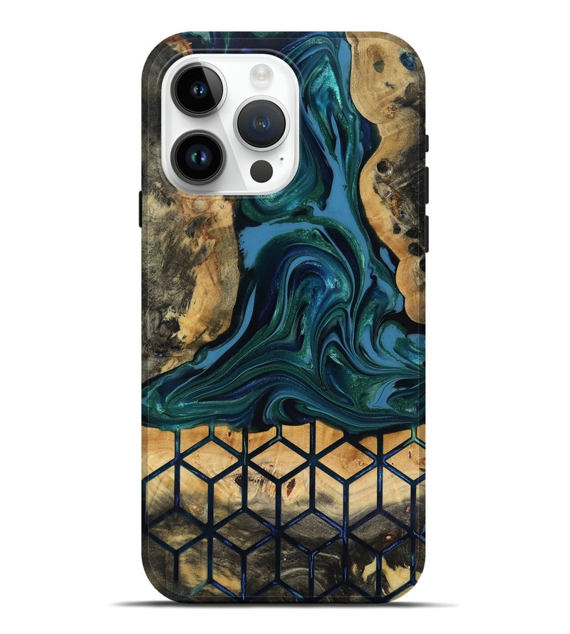 iPhone 15 Pro Max Wood Live Edge Phone Case - Nona (Pattern, 818040)