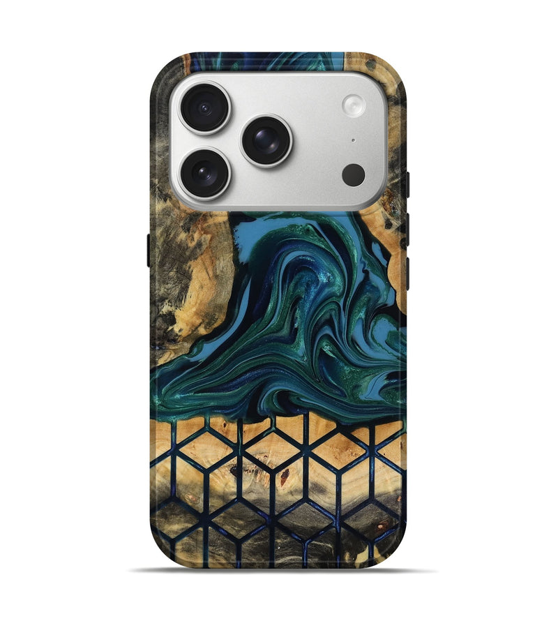 iPhone 17 Pro Wood Live Edge Phone Case - Nona (Pattern, 818040)