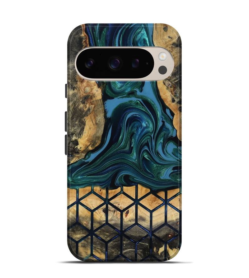 Pixel 9 Pro Wood Live Edge Phone Case - Nona (Pattern, 818040)