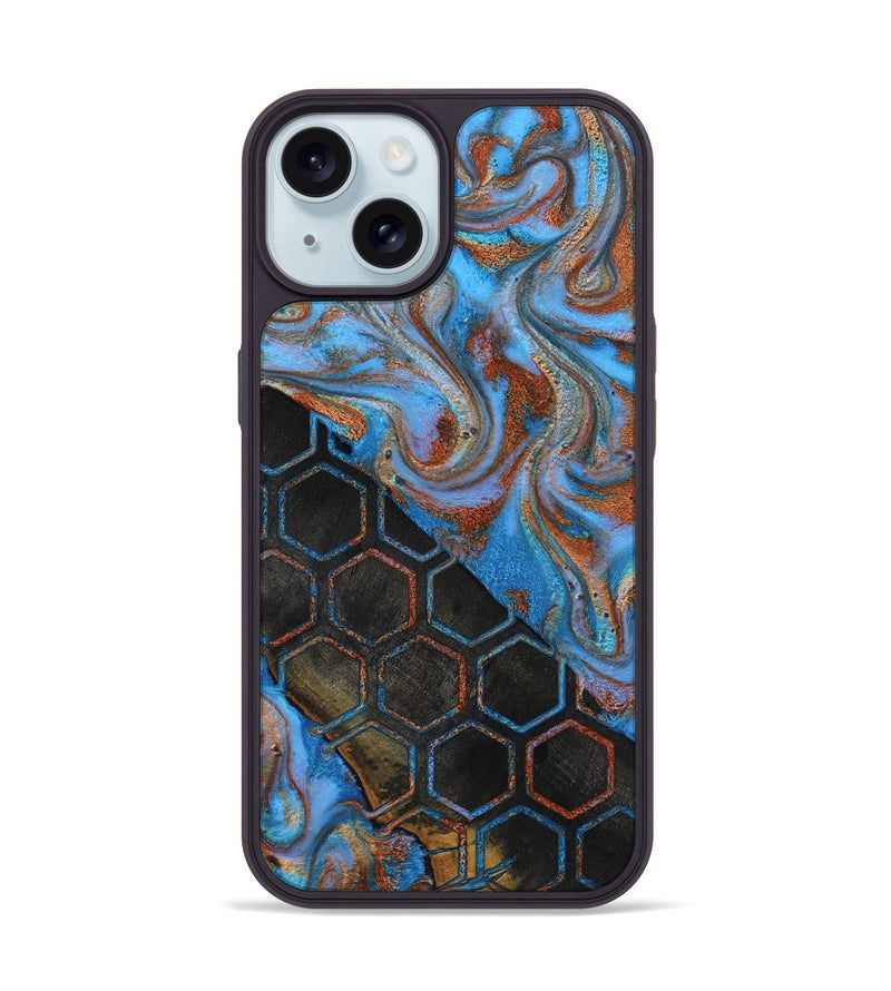 iPhone 15 Wood Phone Case - Adele (Pattern, 818041)
