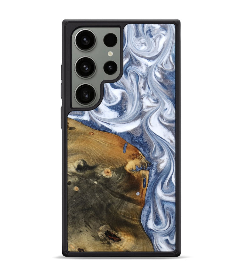 Galaxy S24 Ultra Wood Phone Case - Dario (Blue, 818047)